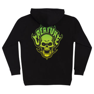 Creature Skateboards Hoody Bonehead Flame Pullover Black