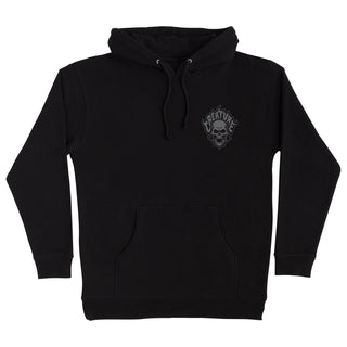 Creature Skateboards Hoody Bonehead Flame Pullover Black