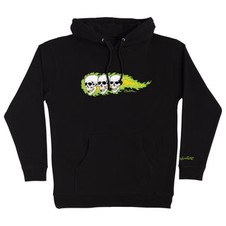 Creature Skateboards Hoody 3 Skulls Pullover Black