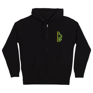 Creature Skateboards Hoody Vortex Zip Black