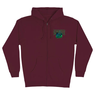 Creature Skateboards Hoody Hellbound Zip Maroon