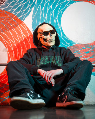 Creature Skateboards Hoody Hesher Flame Zip Black