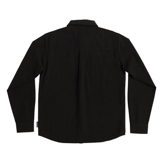 Santa Cruz Skateboard Longsleeve Button Up Shirt Screaming Hand Utility Black