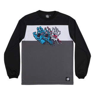 Santa Cruz Skateboards Longsleeve Evolved Hands Black/Grey