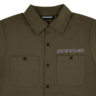 Independent Trucks Shirt Union Work Top Olive
