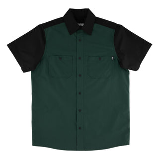 Creature Skateboards Shirt Strikefast Mechanic Top Black/Dark Green