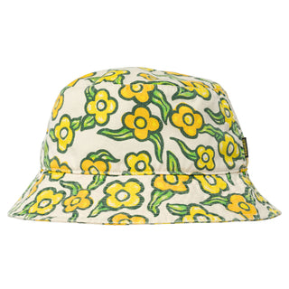 Krooked Skateboards Hat Flowers Bucket Natural