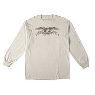 Anti Hero Skateboards Longsleeve Shirt Basic Eagle Cream/Brown