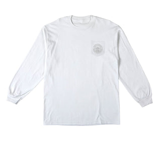 Anti Hero Skateboards Longsleeve Shirt Stay Ready Pocket Tee White