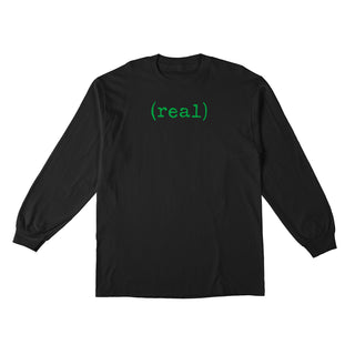 Real Longsleeve Shirt Lower Black/Green