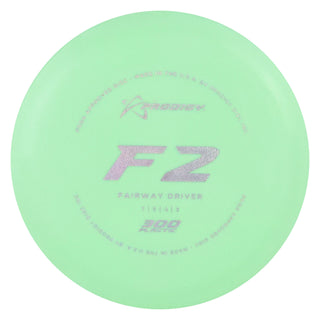 Prodigy Disc Golf 300 F2 Fairway Driver 7/5/-1/3 Light Green/Silver Shimmer 173 grams