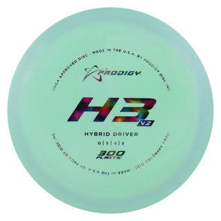 Prodigy Disc Golf 300 H3 V2 Hybrid Driver 10/5/-1/1 Mint/Jellybean 172 grams