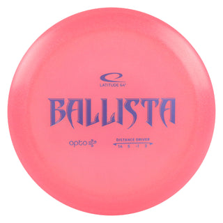 Latitude 64 Disc Golf Opto Air Ballista Distance Driver 14/5/-1/3 Pink/Lavender 162 grams