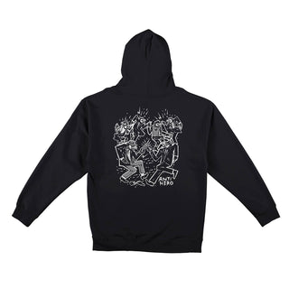 Anti Hero Skateboards Hoody Ruder Bwoys Pullover Black/White