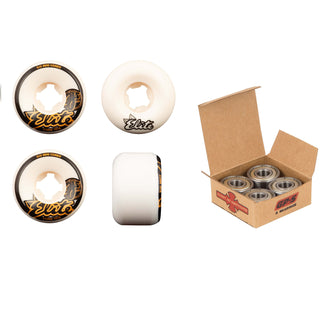 OJ Skateboard Wheels and Independent Bearings Combo 53mm Elite Mini Combo 101A