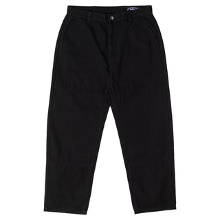 Real Skateboards Pants Tough Threads Custom Canvas Black