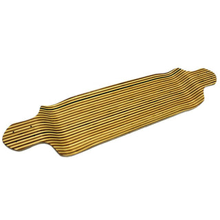 Longboard Moose Drop Down Deck 9.75" x 41.5" Zebra Bamboo
