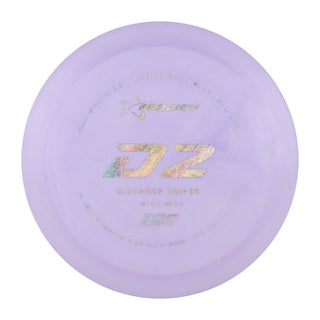 Prodigy Disc Golf 300 D2 Distance Driver 12/6/-1/3 Purple/Silver Scratch 173 grams