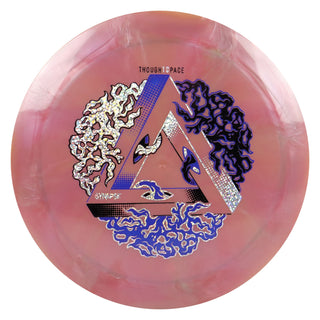 Thought Space Disc Golf Nebula Ethereal Synapse Distance Driver 12/5/0/3 Dark Pink/Navy Holo 175 grams