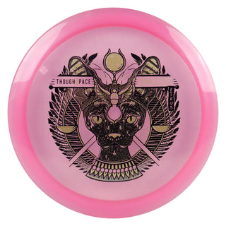Thought Space Disc Golf Ethos Coalesce Fairway Driver 9/5/0/3 Clear Pink/Black Gold 174 grams