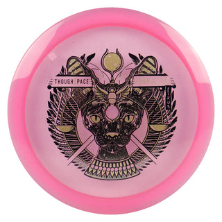 Thought Space Disc Golf Ethos Coalesce Fairway Driver 9/5/0/3 Clear Pink Shimmer/Black Gold 174 grams