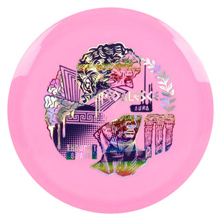 Thought Space Disc Golf Aura Coalesce Fairway Driver 9/5/0/3 Pink/Rainbow Stars Holo 175 grams