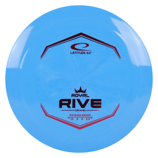 Latitude 64 Disc Golf Distance Driver Royal Grand Rive 13/5/0/3.5 Blue/Maroon 175 grams