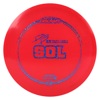 Discraft Disc Golf Paige Pierce Signature Z Sol Midrange 4/5/-3/0 Red/Blue Sparkle 173-174g