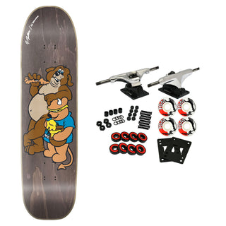 World Industries Skateboard Complete Rodney Mullen Bear Brown 7.375" x 28.5"