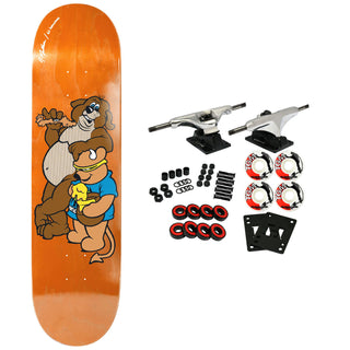 World Industries Skateboard Complete Rodney Mullen Bear Orange 8.5" x 32.2"