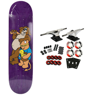World Industries Skateboard Complete Rodney Mullen Bear Purple 8.25" x 32"