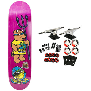World Industries Skateboard Complete Steve Rocco III Pink 9.0" x 32.1"