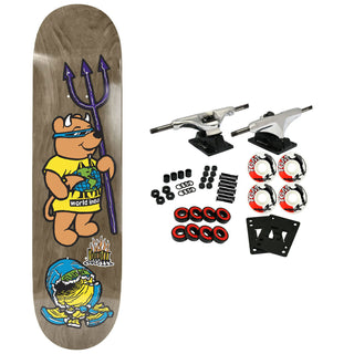 World Industries Skateboard Complete Steve Rocco III Brown 8.25" x 32"
