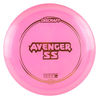 Discraft Disc Golf Z Line Avenger SS Distance Driver 10/5/-3/1 Light Pink/Gold 164-166g