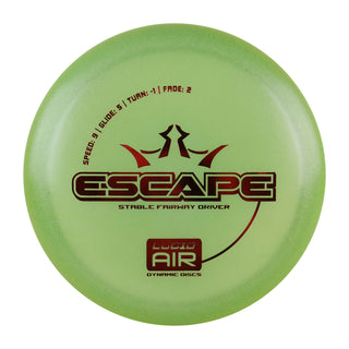 Dynamic Disc Golf Lucid Air Escape Fairway Driver 9/5/-1/2 Mint/Red 155 grams