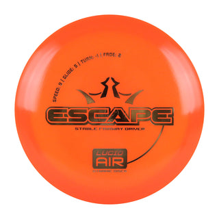 Dynamic Disc Golf Lucid Air Escape Fairway Driver 9/5/-1/2 Orange/Gold 157 grams
