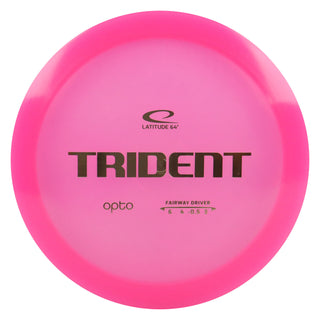 Latitude 64 Disc Golf Opto Trident Fairway Driver 6/4/-0.5/3 Pink/Gold 175 grams