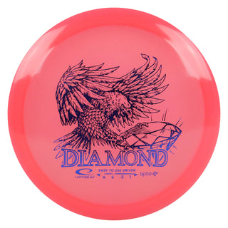 Latitude 64 Disc Golf Opto Air Diamond Fairway Driver 8/6/-3/1 Pink/Indigo 157 grams