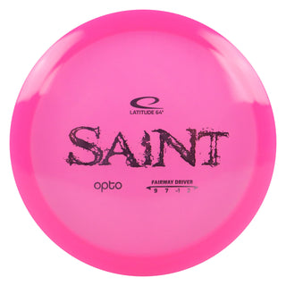 Latitude 64 Disc Golf Opto Saint Fairway Driver 9/7/-1/2 Pink/Lavender 171 grams