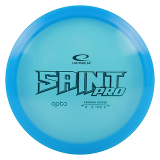 Latitude 64 Disc Golf Opto Saint Pro Fairway Driver 8/5/-0.5/2 Blue/Turquoise 173 grams