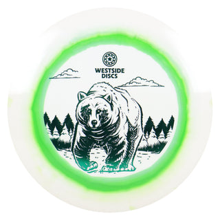 Westside Disc Golf Tournament Ring Bear Fairway Driver 8/6/-0.5/2.5 White/Green 173 grams