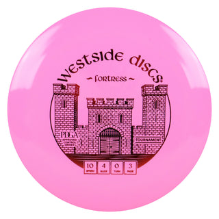 Westside Disc Golf Tournament Fortress Fairway Driver 10/4/0/3 Pink/Red 173 grams