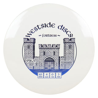 Westside Disc Golf Tournament Fortress Fairway Driver 10/4/0/3 White/Indigo 173 grams