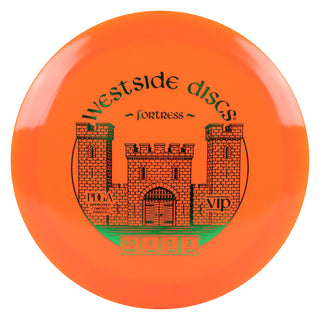 Westside Disc Golf VIP Fortress Fairway Driver 10/4/0/3 Orange/Green 175 grams