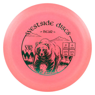 Westside Disc Golf VIP Air Fairway Driver 8/6/-0.5/2.5 Pink/Green 165 grams