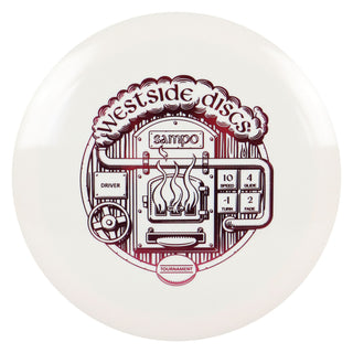 Westside Disc Golf Tournament Sampo Fairway Driver 10/4/-1/2 White/Red 175 grams