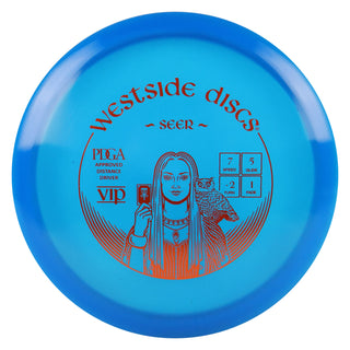 Westside Disc Golf VIP Seer Fairway Driver 7/5/-2/1 Blue/Orange 174 grams