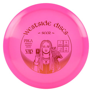 Westside Disc Golf VIP Seer Fairway Driver 7/5/-2/1 Pink/Orange 173 grams