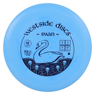 Westside Disc Golf BT Soft Swan 2 Putter 3/3/-1/0 Blue/Blue 175 grams