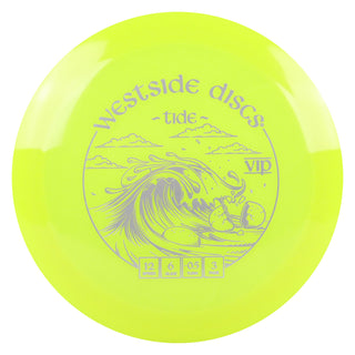 Westside Disc Golf VIP Tide Distance Driver 12/6/-0.5/3 Yellow/Silver 175 grams